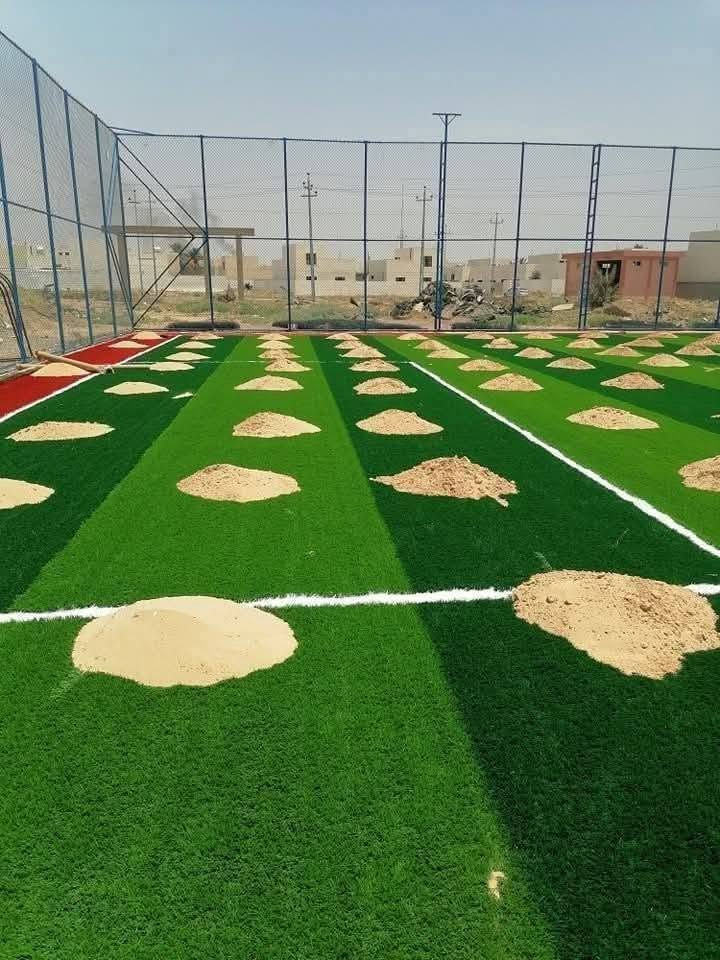 تجهيز ملاعب • ملاعب خماسية • تارتان