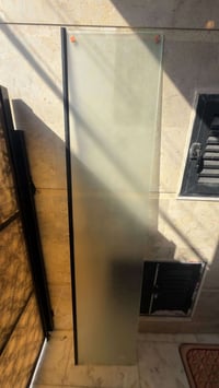 قاطع حمام • زجاج سميك • ٥٠×٢٣٠