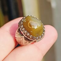 خاتم قديم • فضة عراقية • قياس ٢٢-٢٣