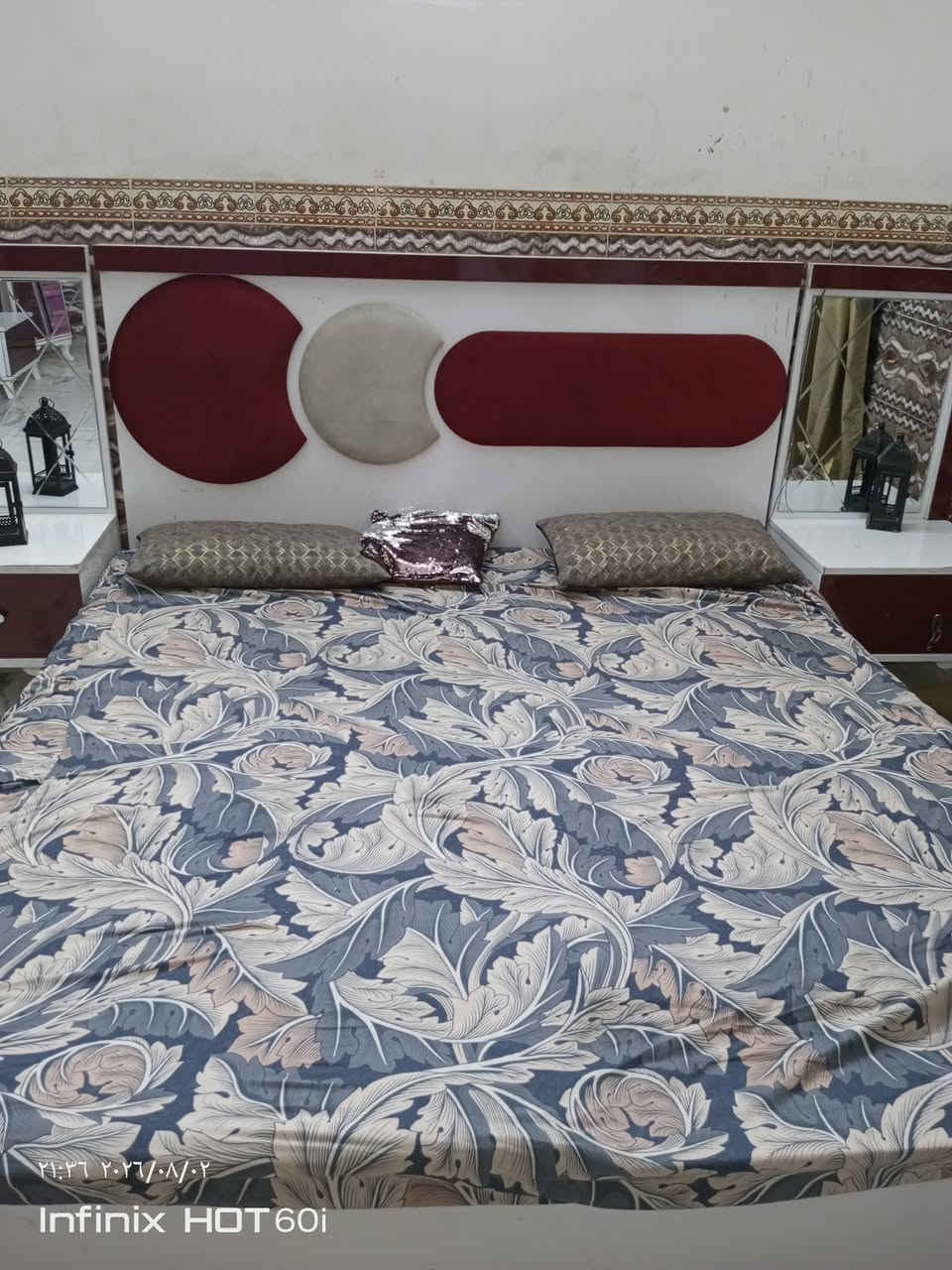 السلام عليكم عندي غرفه نوم تركي الضرر البيه السلايت مال كنتور فقط الغرفة جديده ومرتبه السعر 650 وبيه مجال حك الجيه العنوان بغداد جسر ديالى الجديد منطقه الكرغوليه  للتواصل ***********
