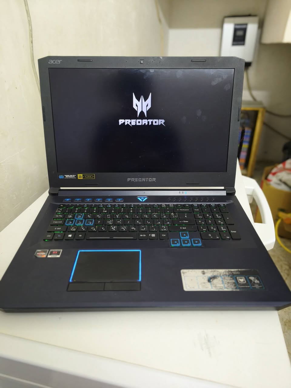 Acer preditor helios 500 gaming مراوس او بيع
Cpu ryzen 7 2700

Gpu radeon rx 56 8g+16g share كارت شاشة 8كيكة

Ram 16 ddr4

Hard ssd 512 

Screen 17.3 144h عملاقة
تشغل كل الالعاب وبرامج التصميم على اعلى اعدادات دبل فان وصوت محيطي وشاحن 280واط مراوس او بيع سعر ٧٨٥ الف توصيل ماكو ***********
