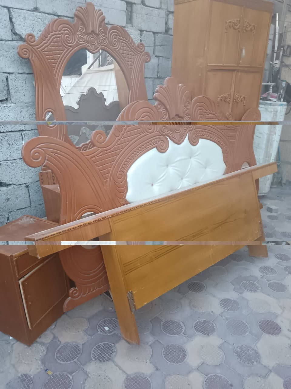سلام عليكم جربايه + دوشك نضيف + ميز توليت وملحقاته + زاويه نضيفه ميز واليت بي باب مكسوره السعر 75
بيه مجال بسيط كلش بغداد شهداء العبيدي ***********
