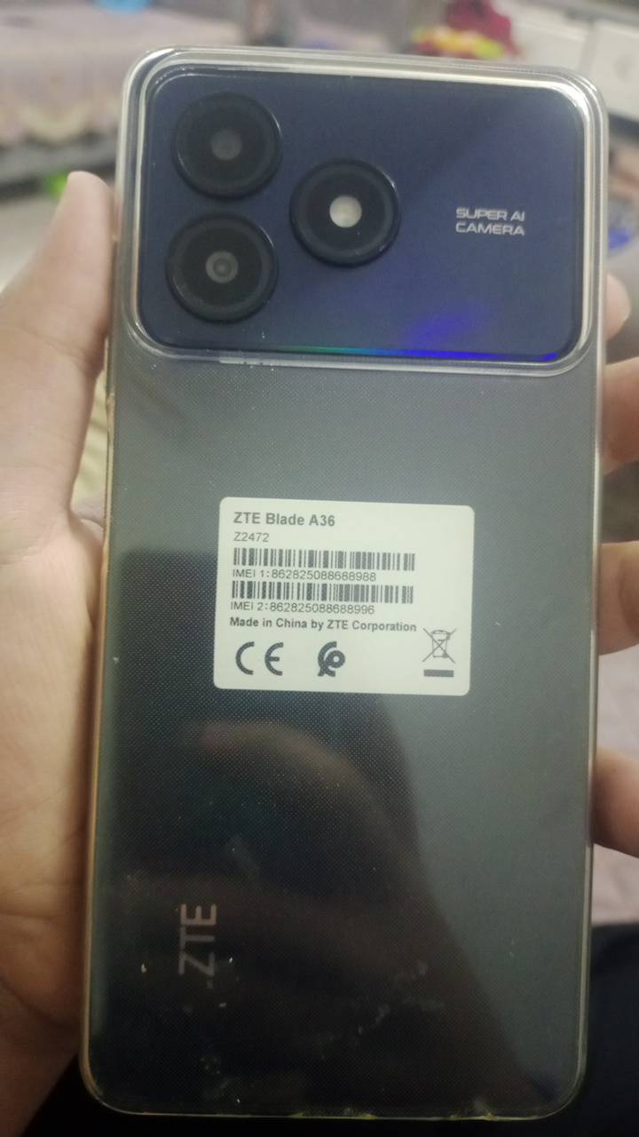 زد تي إي Blade A36 • ذاكره ٦٤ • مستخدم ٣ ايام