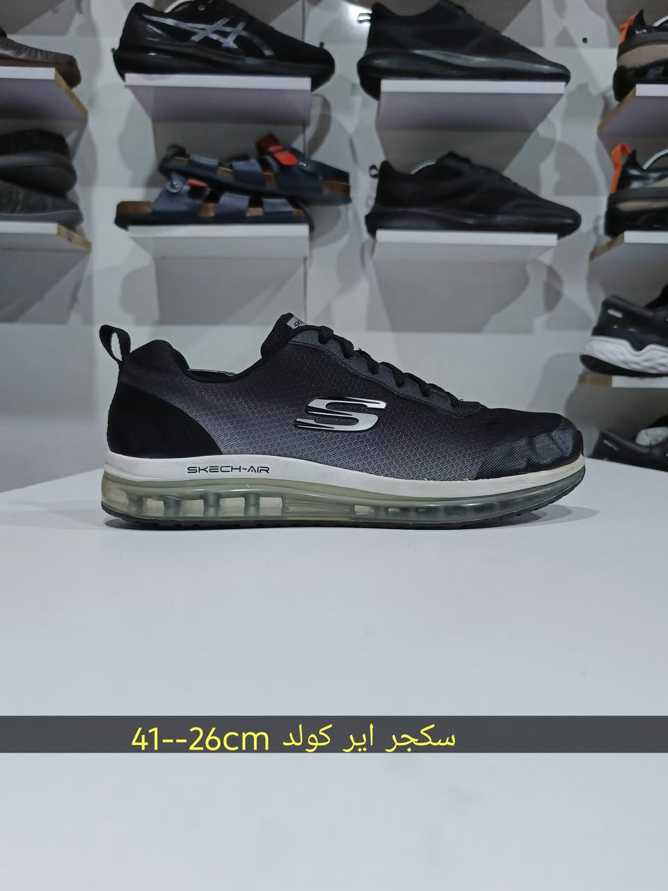 ▪️قطع اصليه  ماركات عالميه 
▪️قياسات داخل الصور 

☎ واتساب ***********☎
🚗 توصيل كافة محافظات العراق 🚗

نص مكتوب في الصور:
- لنج 28cm--44
- 44.5--28.5cm SAS منشأ امريكا
- سكجر 26cm--42
- نيو بالنس --29cm-- 45
- سكجر اير كولد 26cm--41
- ليفايز 29cm--45
- 43.5--28cm اديداس
- 43--27cm ERDEM منشأ البرتغال
- 42.5--27cm ادیداس