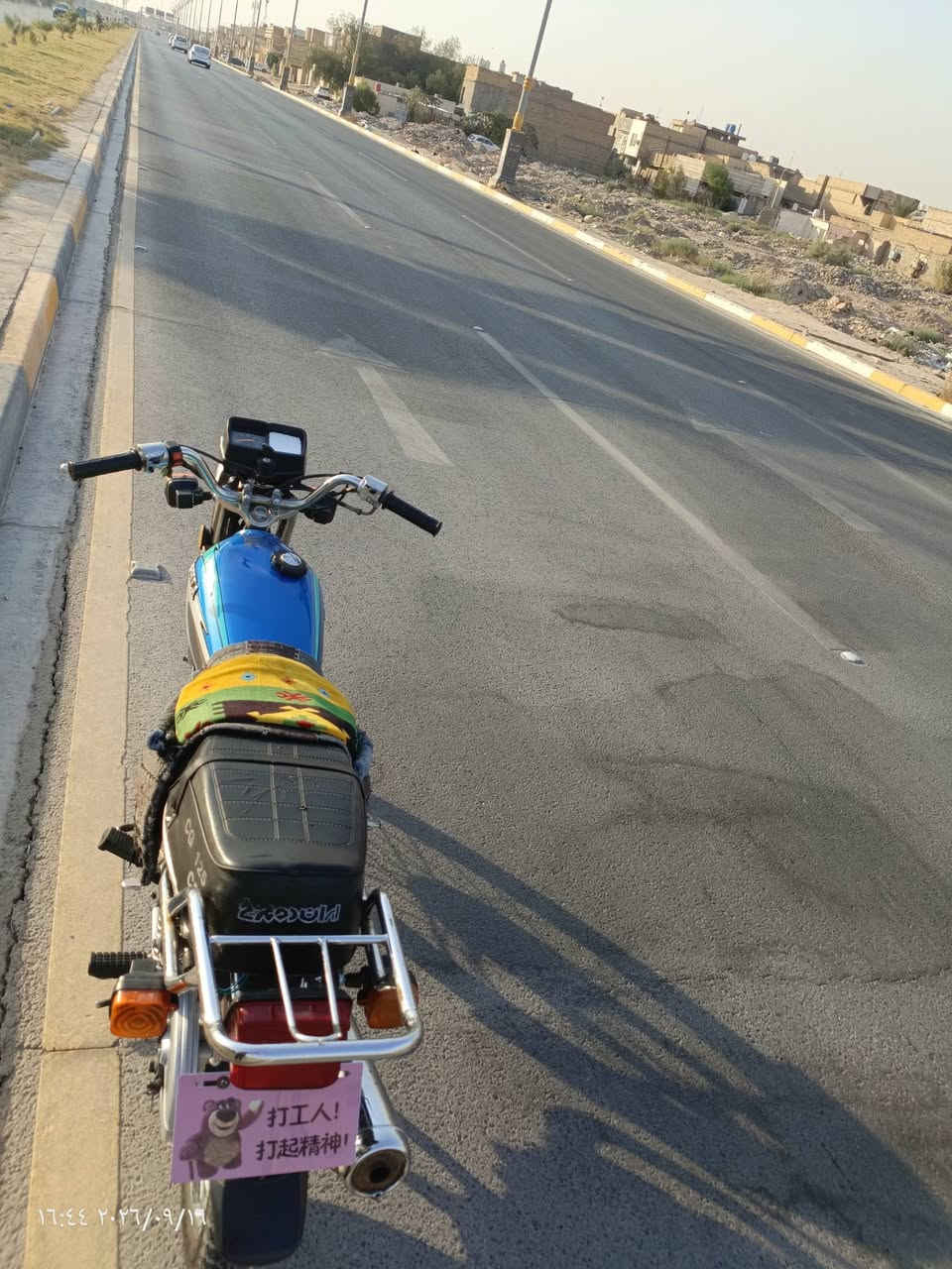يالله السلام عليكم شباب دراجه كفاله عامه كلها بلادي محرك بلادي مامفتوح كهربائيات كلها شغاله مانقصها شي كدام عينك تعال افحص جيب عشر فيتريه وياك دراجه كفاله بمعنى الكلمه موديل 20 أصولي شرط الترقيم يم مكتب حسين الشراي يتصل وبي خير ويدلل دراجه مقفوله سعرها 700 ربع مينزل من سعرها بس الشراي يتصل مكاني حي النصر كربلاء *********** بي واتساب

نص مكتوب في الصور:
- ١٦:٤٤ ٢٠٢٦/٠٩/١٦
- ١٦:٤٣ ٢٠٢٦/٠٩/١٦