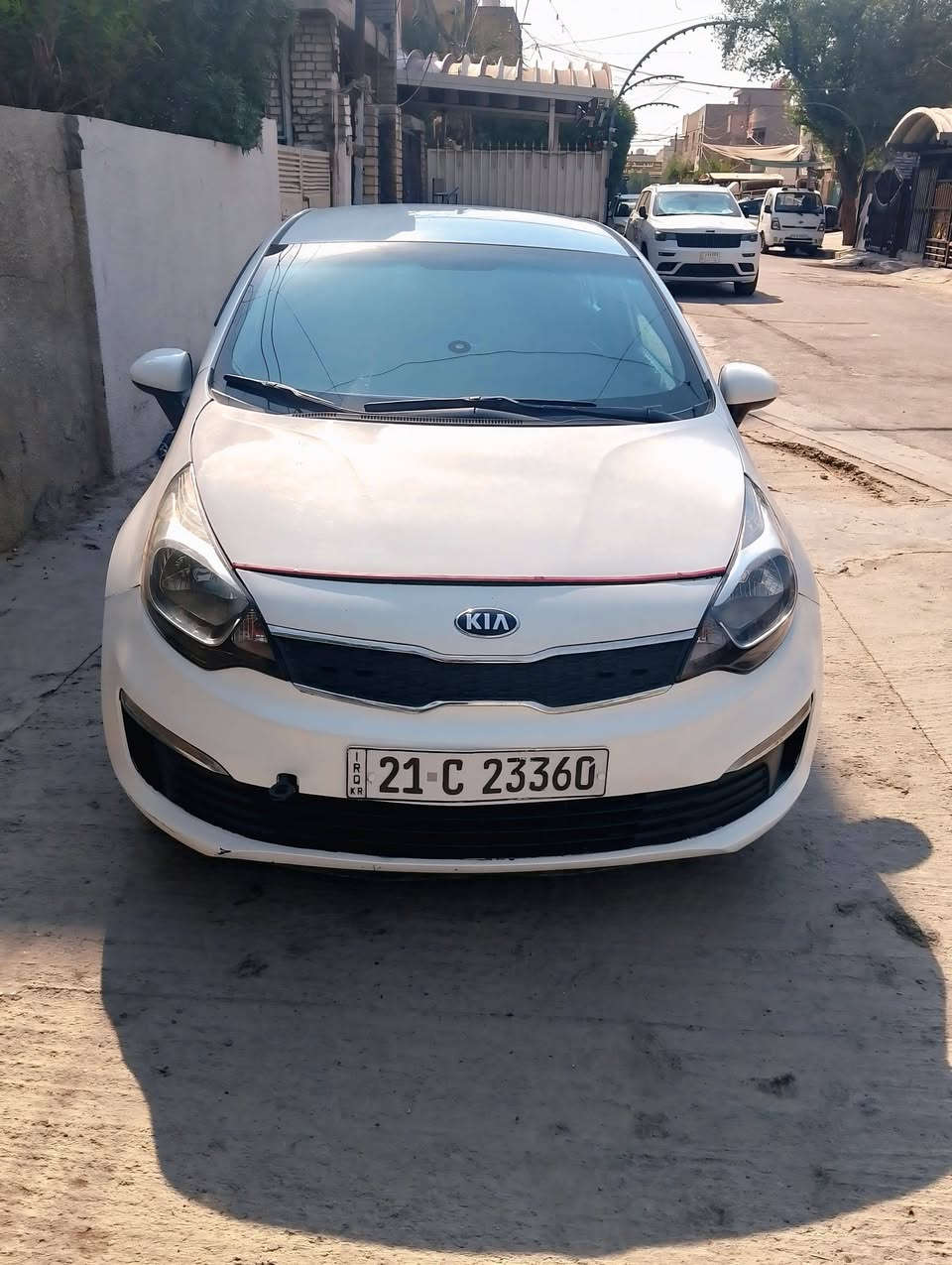 السلام عليكم للبيع كيا ريو 17
رقم شمالي سنويه مامنتهيه 
شاشه كامره دواره بلوتوث حاكيه نظام تقليل صرف وقود تحكمات فول السياره حادثه بنيد وجاملغ من امريكا بدون دواخل ولا اريباك 
صوره الحادث بالمنشور سياره جديده ماشيه 96
السعر 85وبيه مجال قليل مكاني بغداد رقم وات ساب ***********
***********

