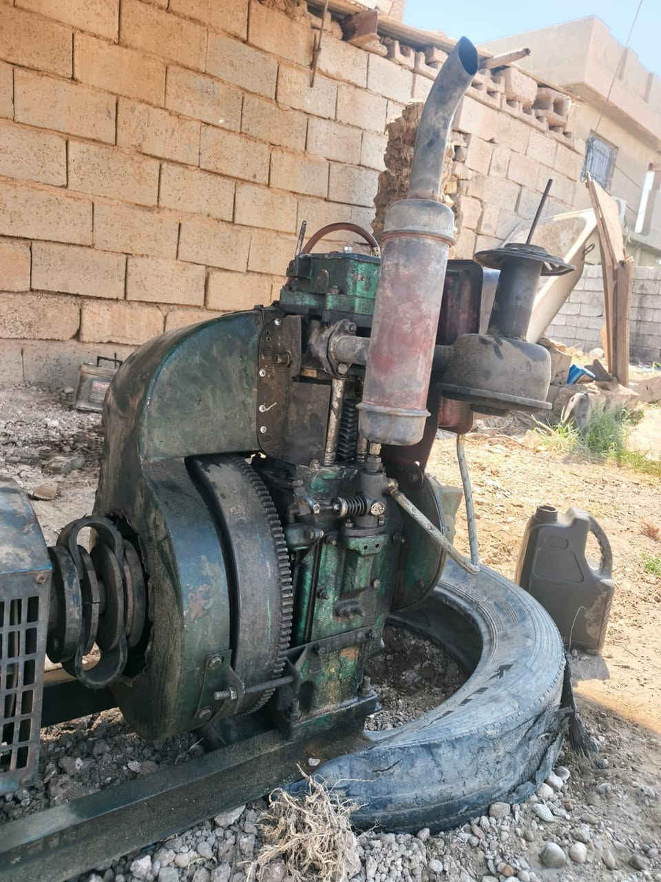 مولد هندي كاز المحرك12احصان راس  التوليد10كيفي يولد 30انبير للتواصل*********** ‏‪***********‬‏
