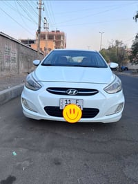 اكسنت موديل 2016 خليجي  بيها بارد بين الباب والجاملغ جهة اليمنى  بدون ...