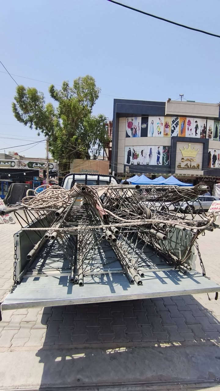 تم فتح برج 30متر محافضه بغداد يتوفر كادر نصب وتفصيخ وصيانه الابراج باسعار مناسبه يتوفر حديد كافه الاحجام ***********

