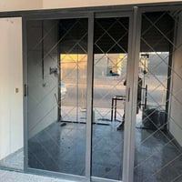 قاطع الالمنيوم • اسود • بيبان سلايت