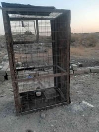 قفص • ٢متر • حديد ثقيل