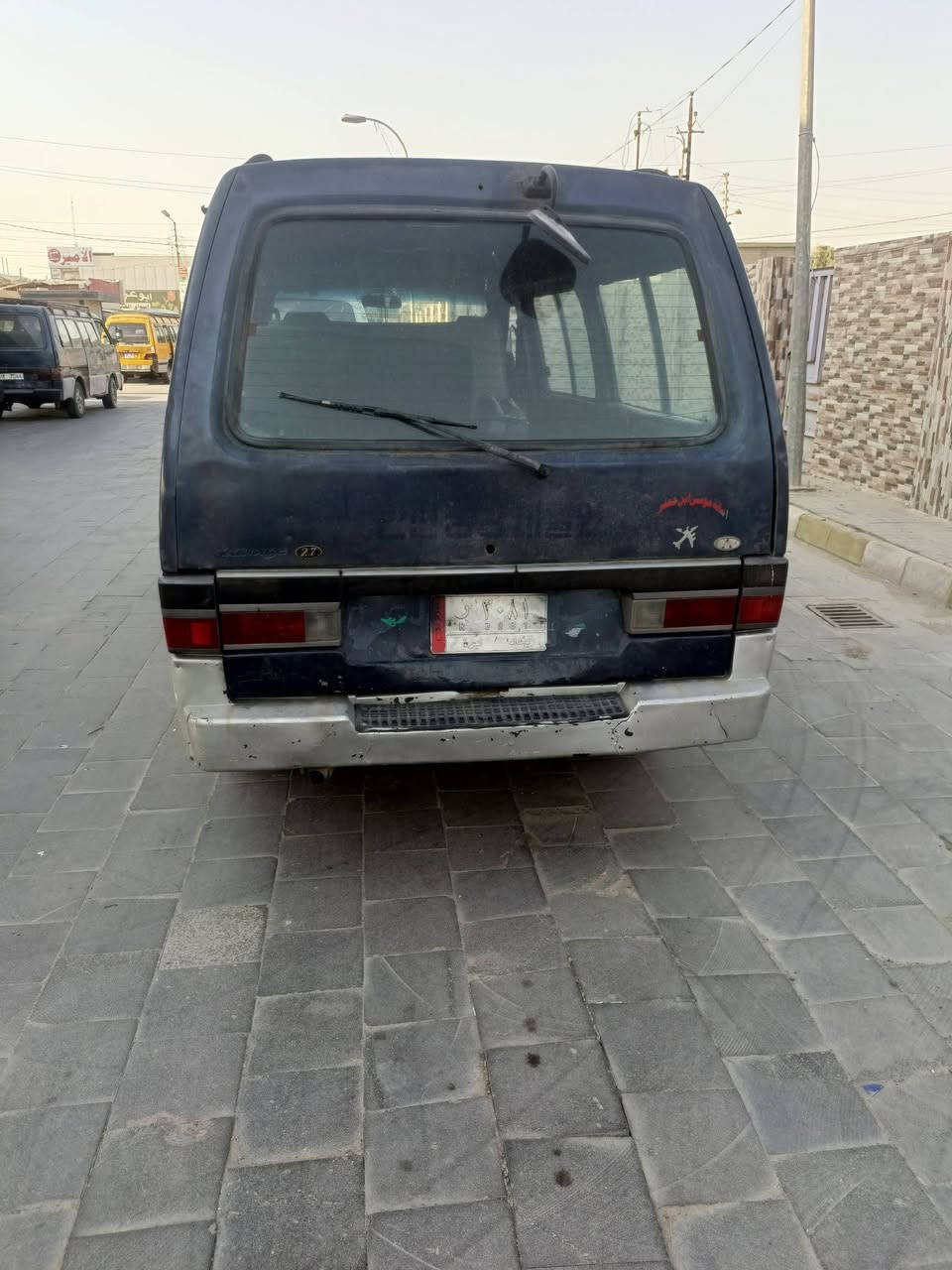 السلام عليكم
كيا 95 لون نيلي سياره جاهزه اي نقص مابيها شواصي نضيفة سنويه لل27
رقم بغداد  وبسمي غير متواجد ع فيس تفاصيل اكثر  اتصل ع لارقام.. 
‏‪***********‬‏
***********
