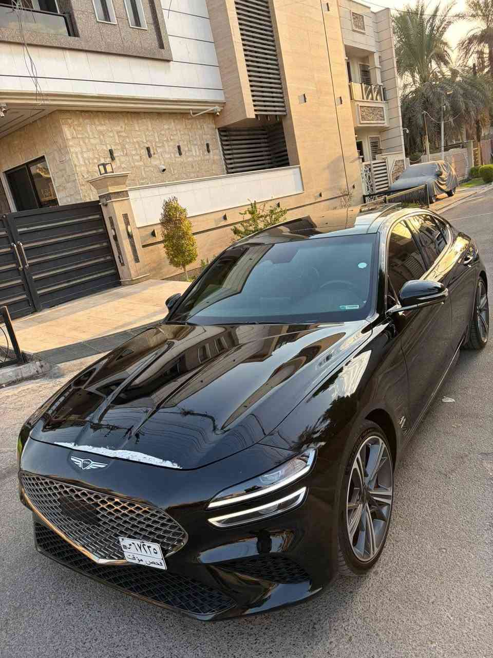 السلام عليكم 

🚘 جينيسس G70 | موديل 2024

• GENESIS G70 3.3T AWD SPORT ADVANCED
• V6 3.3 Twin Turbo 🚀
• AWD
• رقم السيارة: مؤقت دخول شهداء – وكالة عامة
• المسافة: 25 ألف ميل فقط
• فئة Prestige – أعلى مواصفات
• داخل جلد مطرز أحمر
•  كامرات
• بصمات صندوك وبيبان
• فجوج Brembo أحمر
• رادار أمامي وخلفي وجانبي + خروج عن المسار
• حساسات أمامي وخلفي
• Active Exhaust
• كشنات تدفئة وتبريد + ستيرن Heater
• كشنات وستيرن كهرباء مع خاصية الخزن
• منفذ شحن + شاحن Wireless
• Apple CarPlay + Android Auto
• لايت أوتو + ماسحات أوتو
• مرايا جانبية شفط + إشارة + هيتر + رادار + قلاب
• صندوك كهربائي
• فتحة سقف بانوراما
• سستم صوت Lexicon
• تشغيل عن بعد
• شفتات ستيرن
• كيجات إلكترونية
• جام أوتو دبل 4 أبواب
• ضرر السيارة موضح بالصور
• الإيرباك بدون

📍 بغداد – حي القاهرة
💰 السعر: 220$ وبيه مجال بسيط
📞 للاستفسار: ***********
