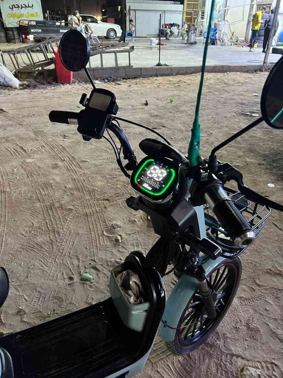 دراجه شحن • ٥ بطاريات • نجف مجمع قنبر