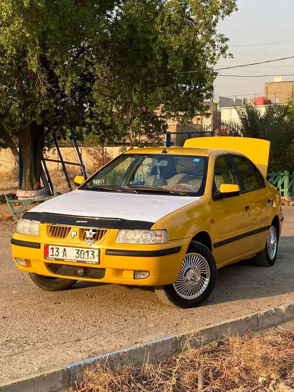 السلام عليكم عندي سمند للبيع مديل 11سياره جاهزه من كلشي كير مكينه تبريد شواصي مكفولات صدر تخم تاير جديد كهربائيات كلهه شغاله دوشمه عامه سياره جاهزه ما بيهه اي نقص كبل للشارع مصفره هيئه وغرامات تحويل ثاني يوم مشروع وطني رقم نكليزي هزه جديد متواجد بغداد الغزاليه رقم الهاتف ***********السعر 27وبيه مجال
