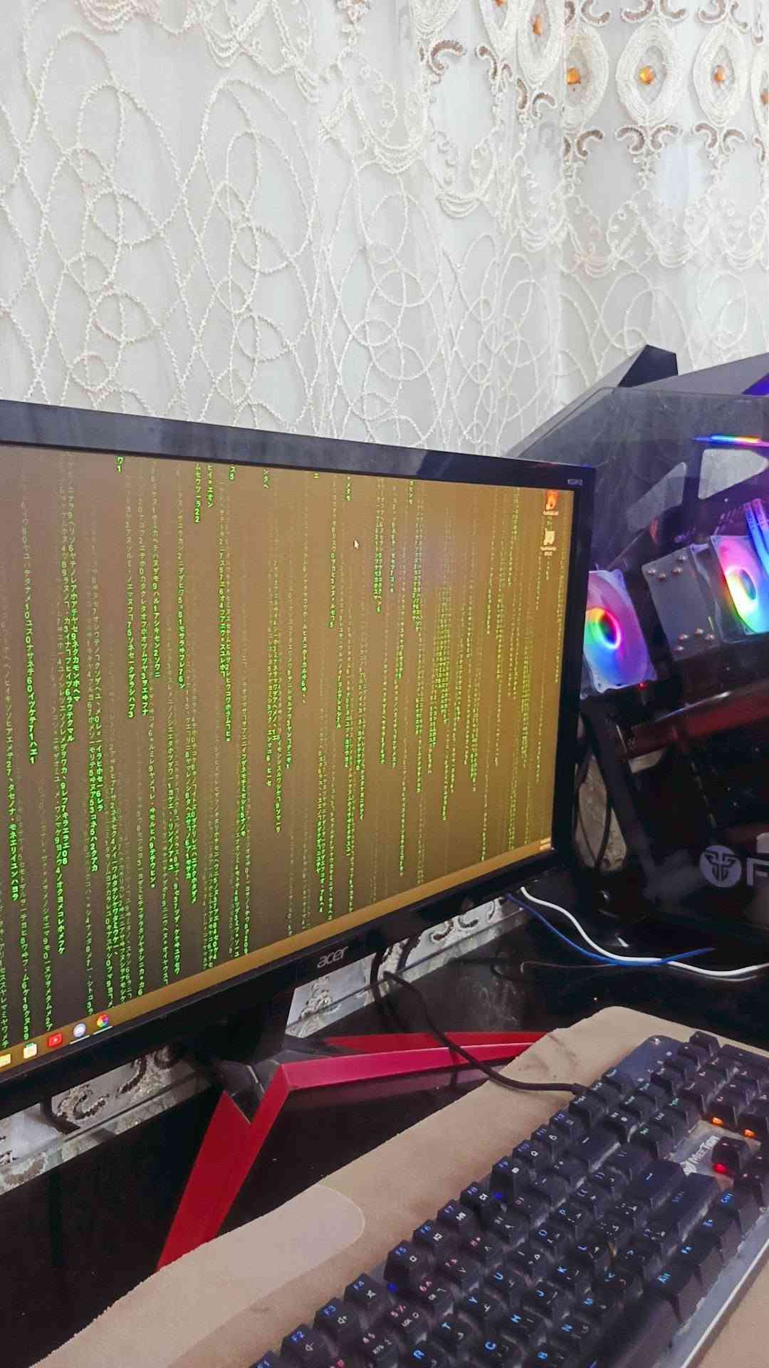 تجميعة pc للبيع كاملة مع شاشة كيمنك وماوس وكيبورد Intel Core i5-10400F
NVIDIA GeForce RTX 2060 6GB
16GB DDR4 RAM 2400MHz
Samsung 860 EVO 500GB SSD
Seagate 1TB HDD (ST1000DM003)
Intel Ethernet Connection I219-V
Windows 10/11
6 Cores / 12 Threads
Base Clock: 2.90GHz
L3 Cache: 12MB 
اي استفسار واتساب *********** فقط واتساب

نص مكتوب في الصور:
- Task Manager
- File Options View
- Processes Performance App history Startup Users Details Services
- CPU
- 6% 2.22 GHz
- Memory
- 4.8/15.9 GB (30%)
- Disk 0 (C:)
- SSD
- 1%
- Disk 1 (F:)
- HDD
- 0%
- Ethernet
- S: 0 R: 16.0 Kbps
- GPU 0
- NVIDIA GeForce R...
- 33% (38 °C)
- ST1000DM003-1SB102
- Active time
- 100%
- 60 seconds
- 0
- Disk transfer rate
- 100 KB/s
- Average response time
- 0 ms
- Capacity:
- Formatted:
- 932 GB
- System disk:
- No
- Read speed
- 0 KB/s
- Write speed
- Page file:
- Type:
- Fewer details
- Open Resource Monitor
- 6% 1.72 GHz
- S: 0 R: 24.0 Kbps
- GPU O
- 36% (38 °C)
- Ethernet Intel(R) Ethernet Connection (14) I219-V
- Throughput
- 500 Kbps
- 450 Kbps
- Send
- 0 Kbps
- Receive
- 24.0 Kbps
- Adapter name: Ethernet
- Connection type: Ethernet
- IPv4 address: 192.168.0.123
- IPv6 address: fe80::a66:33ce:b730:cf95%4
- 6% 2.39 GHz
- (38 °C)
- GPU
- NVIDIA GeForce RTX 2060
- 3D
- 39% Copy
- Video Encode
- 0% Video Decode
- Dedicated GPU memory usage
- 6.0 GB
- Shared GPU memory usage
- 7.9 GB
- Utilization
- 45%
- Dedicated GPU memory
- 0.6/6.0 GB
- Driver version:
- Driver date:
- Task Manager File Options View Processes Performance App history Startup Users Details Services CPU 5% 1.14 GHz Memory 4.8/15.9 GB (30%) Disk 0 (C:) SSD 0% Disk 1 (F:) HDD 0% Ethernet Ethernet S: 0 R: 16.0 Kbps GPU 0 NVIDIA GeForce R... 38% (38 °C) CPU Intel(R) Core(TM) i5-10400F CPU @ 2.90GHz % Utilization 100% 60 seconds 0 Utilization 5% Speed 1.14 GHz Base speed Sockets: Cores: Logical processors: Virtualization: Hyper-V support: L1 cache: L2 cache: L3 cache: 2.90 GHz 1 6 12 Disabled Yes 384 KB 1.5 MB 12.0 MB Processes 190 Threads 2895 Handles 85495 Up time 1:22:36:41 Fewer details Open Resource Monitor
- 6% 1.62 GHz
- 1.8 / 15.9 GB (30%)
- S: 8.0 R: 32.0 Kbps
- 34% (38 °C)
- Memory usage
- 16.0 GB
- 15.9 GB
- Memory composition
- In use (Compressed)
- 4.6 GB (20.1 MB)
- Available
- 11.1 GB
- Speed:
- Slots used:
- Form factor:
- Hardware reserved:
- 2400 ...
- 2 of 2
- DIMM
- 148 MB
- Committed
- 5.6 / 18.7 GB
- Cached
- 1.8 GB
- Paged pool
- 293 MB
- Non-paged pool
- 213 MB
- Task Manager File Options View Processes Performance App history Startup Users Details Services CPU 6% 2.07 GHz Memory 4.8/15.9 GB (30%) Disk 0 (C:) 0% Disk 1 (F:) HDD 0% Ethernet Ethernet S: 0 R: 24.0 Kbps GPU 0 NVIDIA GeForce R... 37% (38 °C) Disk 0 (C:) Samsung SSD 860 EVO 500GB Active time 100% 60 seconds Disk transfer rate 500 KB/s 450 KB/s 60 seconds Active time 0% Average response time 1.0 ms Capacity: Formatted: System disk: Page file: Type: 466 GB 466 GB Yes Yes SSD Read speed 49.6 KB/s Write speed 74.4 KB/s Fewer details Open Resource Monitor