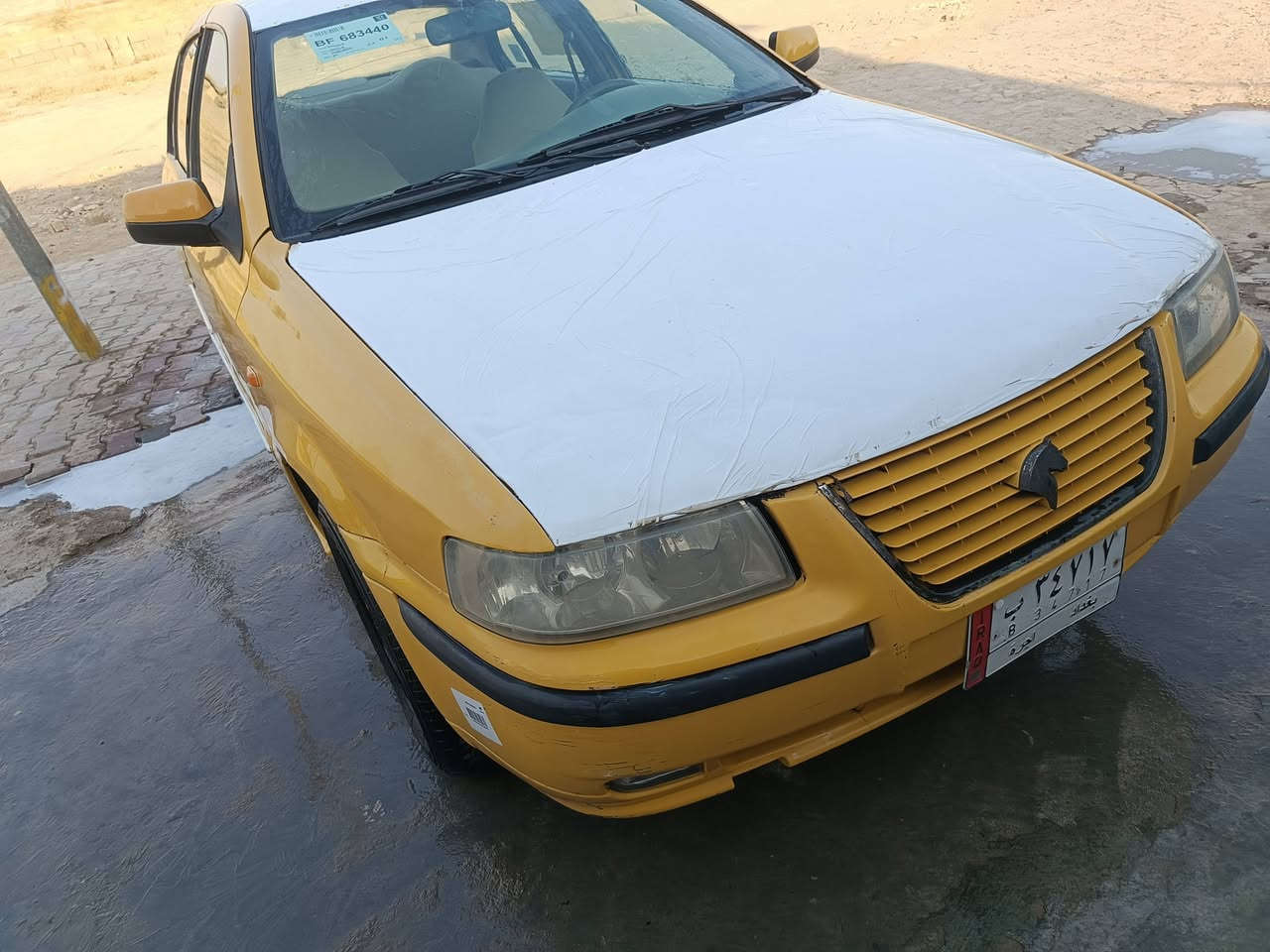 السلام عليكم سمند مديل ١١كيراو محرك مكفولات مال فرنسي قطره بل نص هاي صورها مكان السياره بغداد قرب حي البتول سنويه ٢٨شرط التحويل السياره لا ضربه ولا تبديل ولا صبغ عده البنيد هاي صورها مال هسه ابيع شوف العين الي شراي يتصل علا الرقم ***********هاذه الرقم الي شراي يتصل السعر ٢٠اوبيها مجال بسيط
