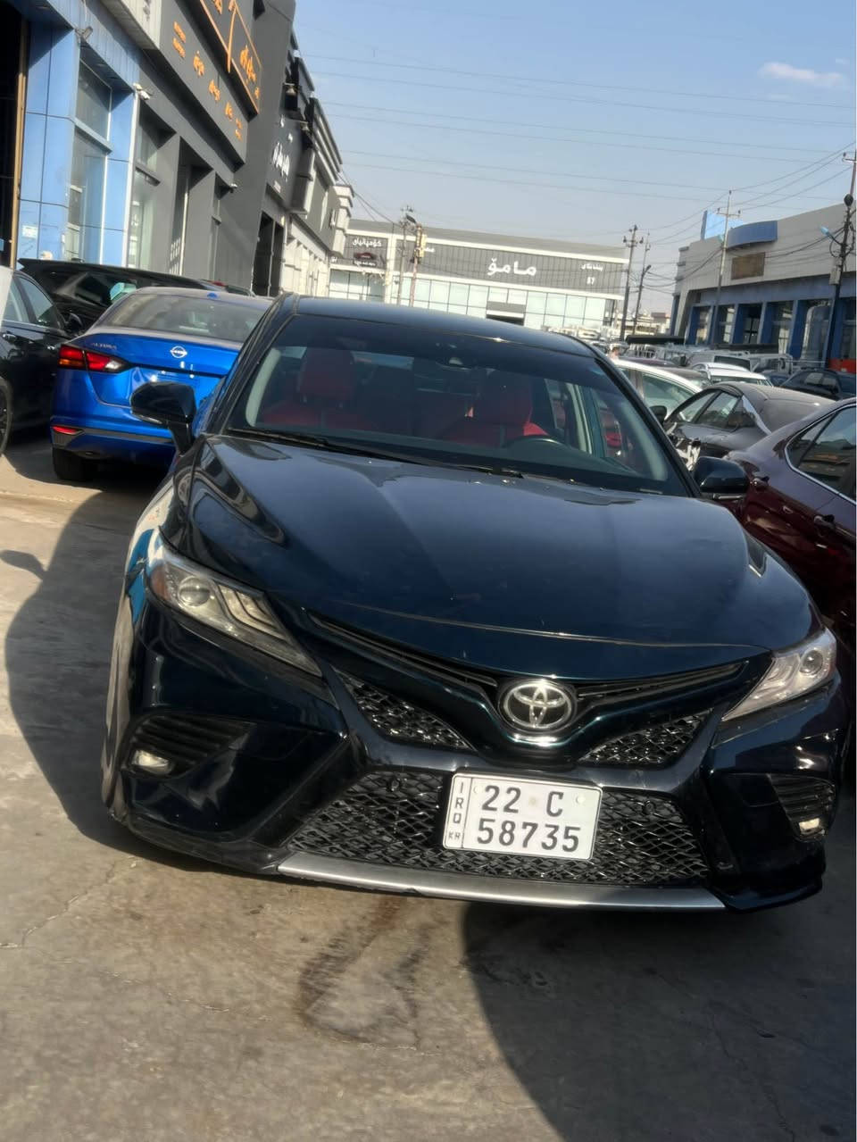البيع كامري موديل 2018 وارد امريكي فئة XSi فول فول مواصفات عدا بانوراما سيارة فقط بيها حادث بنيد بدون دواخل ارقام سنوية كلو جديد سعرها 158$ وبي مجال بصيط عنوان السيارة قضاء شيخان تواصل كورك واتساب *********** دهوك, العراق
