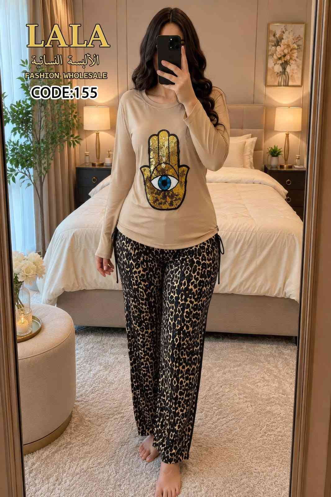 تراك فانيله بهاري 
القياس فري سايز

نص مكتوب في الصور:
- LALA الألبسة النسائية FASHION WHOLESALE CODE:154
- LALA
- الألبسة النسائية
- FASHION WHOLESALE
- CODE:160
- CODE:155
- CODE:153
- LALA الألبسة النسائية FASHION WHOLESALE CODE:152
- LALA الألبسة النسائية FASHION WHOLESALE CODE:156
- CODE:156
- CODE:159
- LALA الألبسة النسائية FASHION WHOLESALE CODE:155