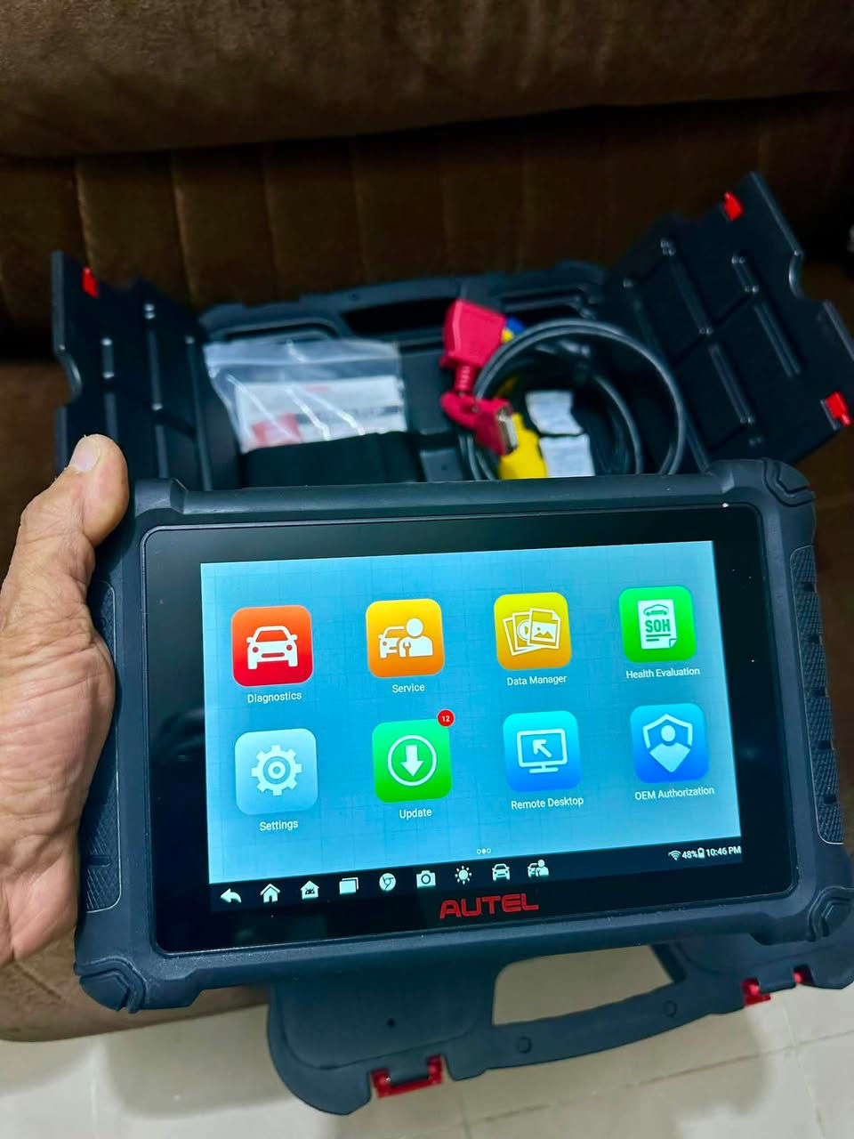 جهاز اوتيل للبيع
Autel MaxiCheck MX900
انتاج 2024 وتحديثه يخلص في 31/12/2026 وتفعيله 150$ بالسنة
جهاز نظيف اخو الجديد وغير متعوب لأعتمادي على اجهزة اخرى وهو سبب البيع 

السعر 550 ألف غير قابل للتفاوض 
لمعرفة مزاياه أكتب اسم وموديل الجهاز باليوتيوب ويطلعلك شرح كامل عنه
***********
