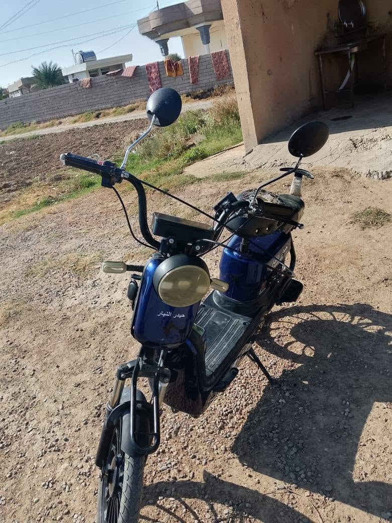 بدراجة بنزين • ٥ بطاريات • ٢٥ كيلو