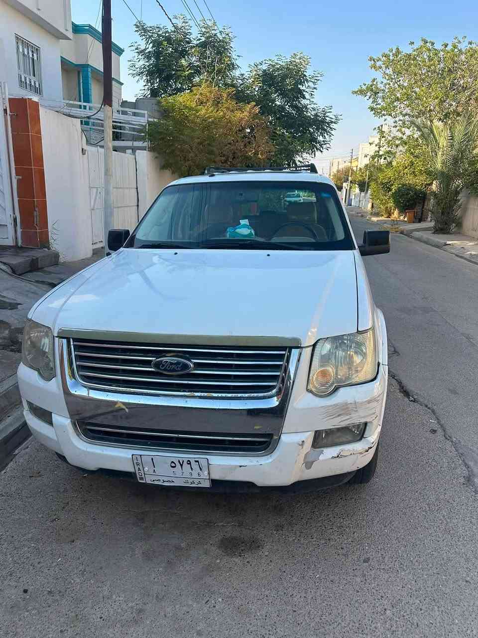 السلام عليكم من رخصتك ادمن فورد اكس بلاور للبيع موديل 2007 سياره خير من الله حداديه حلوه كير محرك شرط سيارة كدامك والفحص كدامك  سنويه لحد 2028 وبيهه بطاقة بانزين عنوان السياره كركوك السعر 75 وبيهه مجال للطيبين رقم صاحبهه ***********
