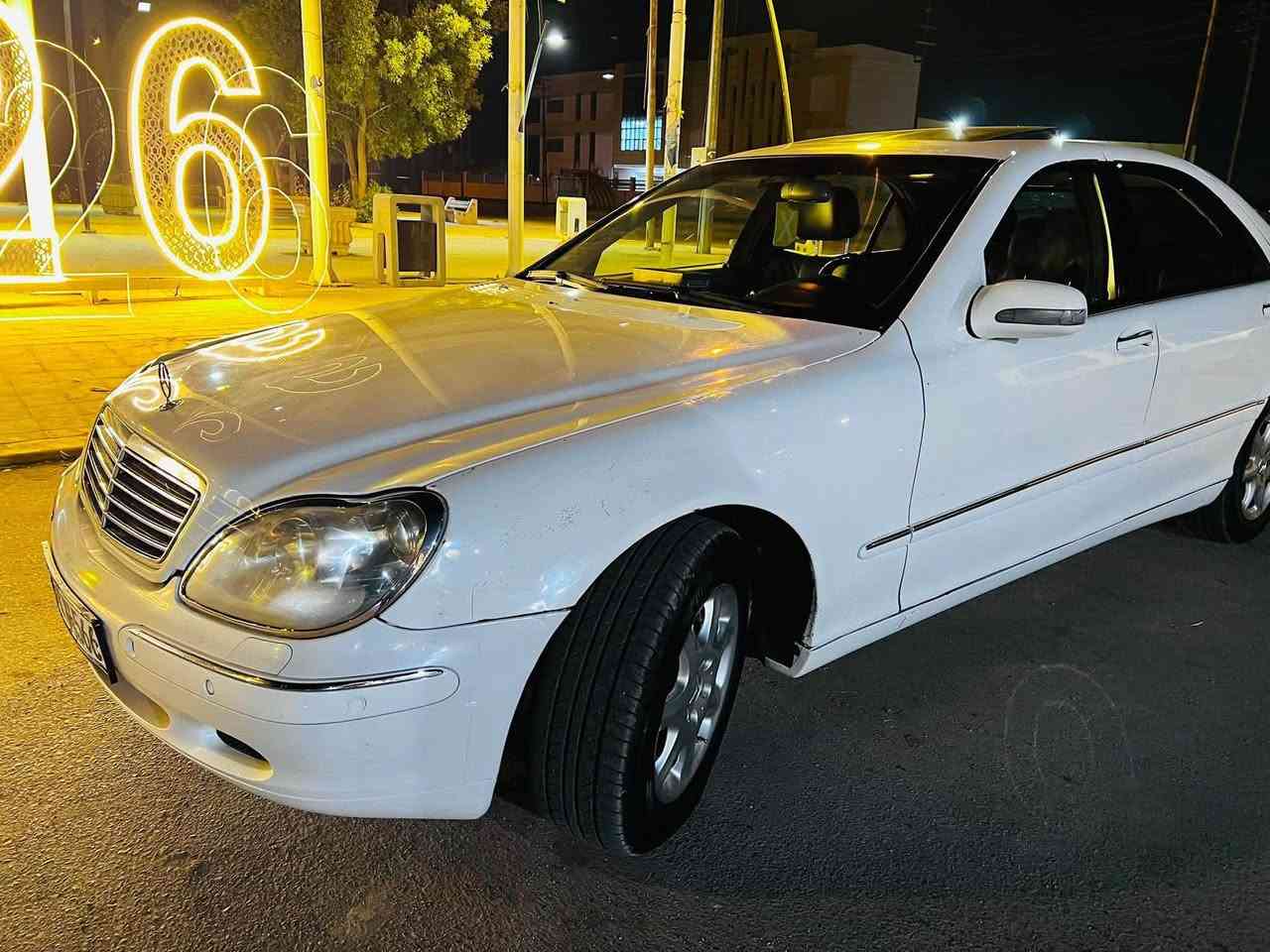 تحية طيبة
للبيع او مراوس

مارسدس قواصه

مديل 2001 اصل 

مكينه S500

رقم بصرة انكليزي بأسمي 

السيارة فول مواصفات 

تبريد تدفئه شغالات 

لايت زنون متحرك 

مكينه وكير جدد 

جكات تصعد وتنزل 

السيارة كفاله من الحادث فقط رشات صبغ 

سيارة كلها بوضع البلاد وكلشي بيها شغال 

ومواصفات القواصه معروفه 

مكان السيارة البصرة 

سعر السيارة 105
رقم الهاتف ***********

نص مكتوب في الصور:
- 11:03 م