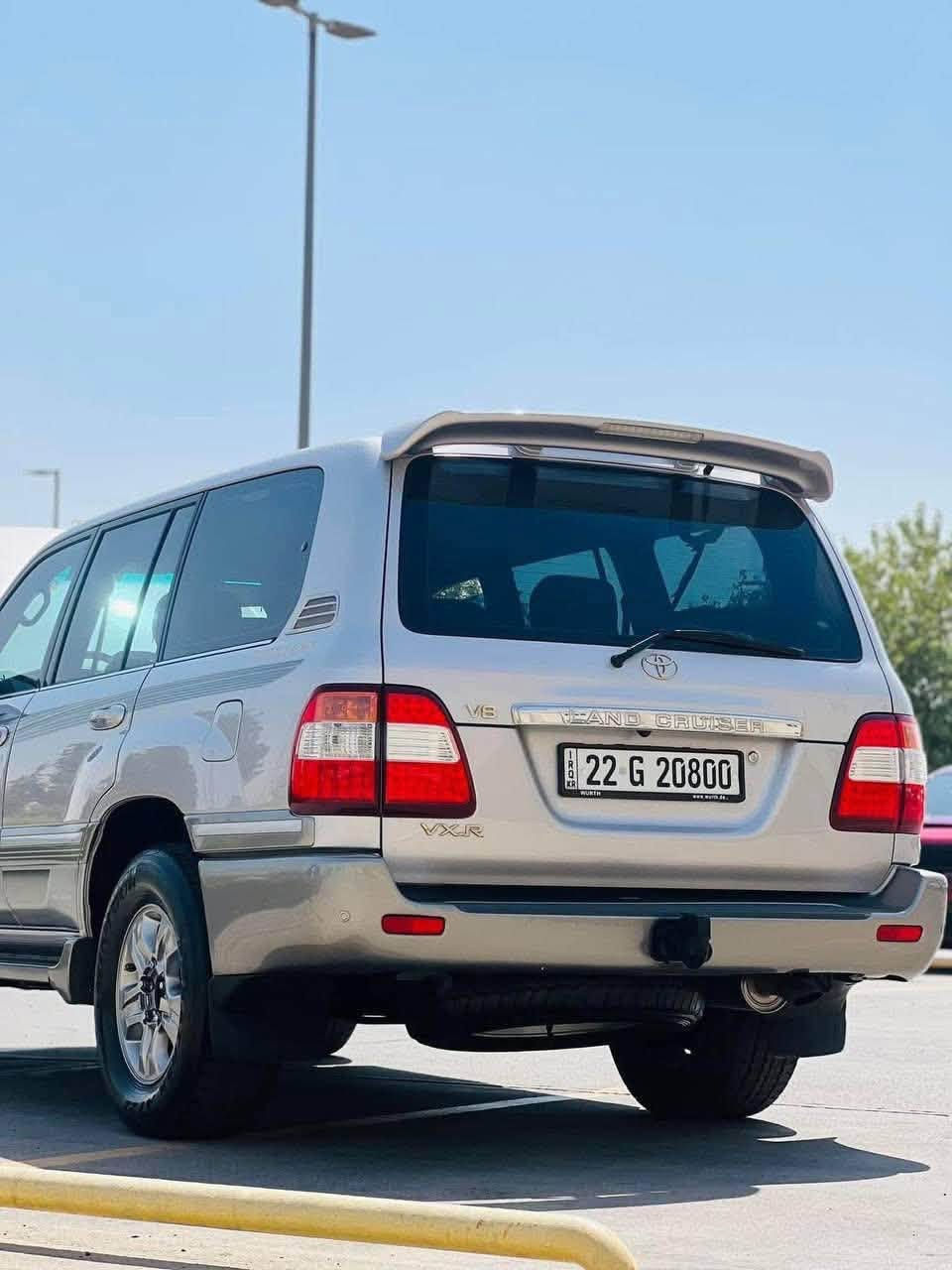 لاندكروزر موديل ٢٠٠٥ فئه VXR محرك ٨ سلندر ٤٧٠٠ بيهة قطعه وحده صبغ رقم اربيل  عدد المقاعد ٧
جكات تعليه تنصيه 
ثلاجه 
 شاشه 
دبل تانكي 
 كشنات جلد البلاد مالتها 
 كامرات خلفي
تحكم ستيرن 
 كشنات كهربائيه 
فتحه سقف 
سعرها ١٧٠
للتواصل على الرقم ***********
