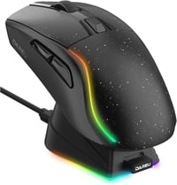 ماوس DAREU A950 • قاعدة شحن RGB • ٣ طرق توصيل