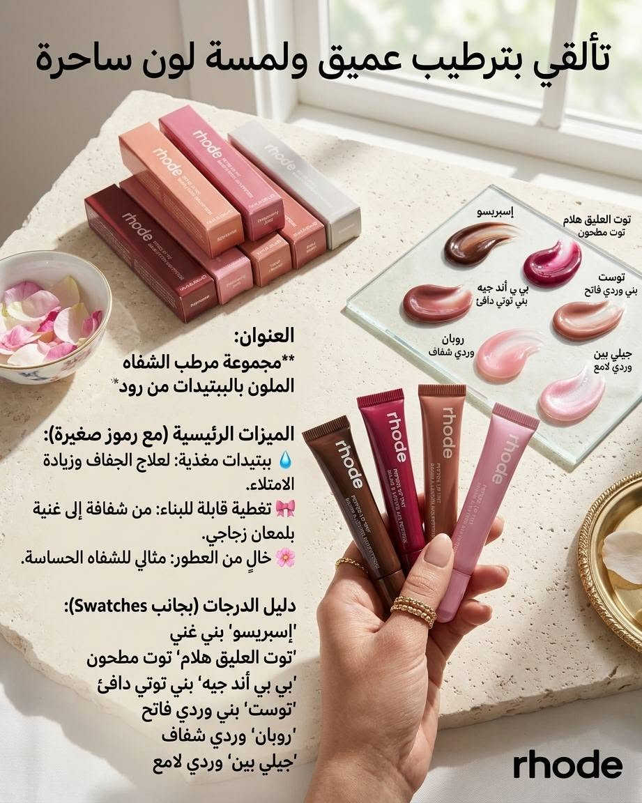 مرطب شفايف • بتيدات • رود