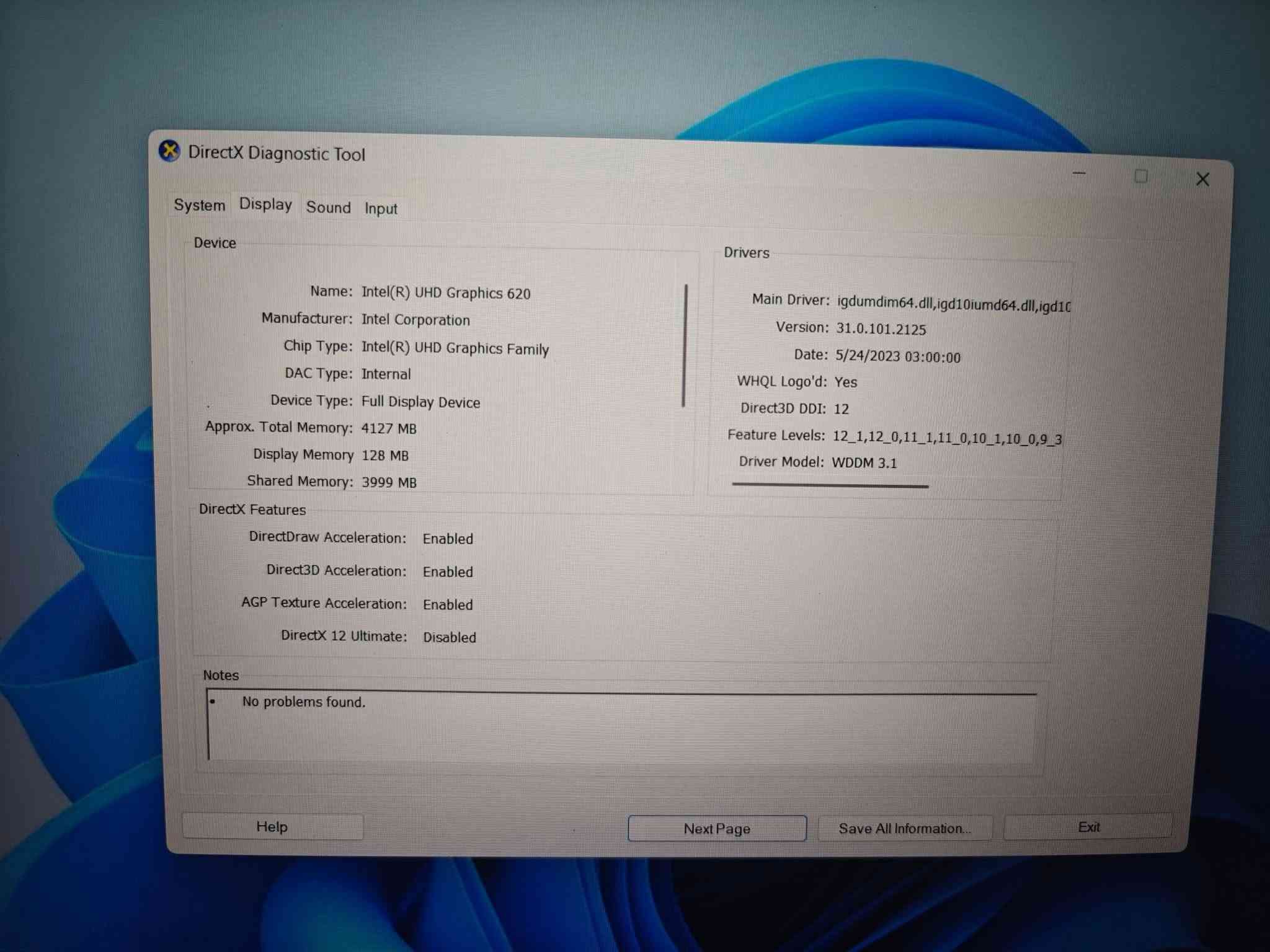 عرض خاص | آخر القطع متوفرة 🔥

💻 HP EliteBook 850 G6 | الجيل الثامن

✨ مستخدم اوربي  نضيف 
💰 السعر: 385 الف عراقي 
⚙️ المواصفات: 
🔹 المعالج: intel core i7-8665U الجيل الثامن
🔹 الرام: RAM:8GB DDR4
🔹 التخزين: SSD 256GB
🔹 كرت الشاشة: Intel UHD Graphics 620
🔹 الشاشة: 15.6 إنچ
🔹نظام التشغيل ويندوز 11 برو الاصلي

✅ مناسب للدراسة والعمل والبرمجة والمحاسبة والأوفيس والتصفح والاستخدام اليومي

🎒 الملحقات: شاحن + جنطة
🛡️ ضمان لمدة 7 أيام

🚗 يوجد توصيل
📞 اتصال: ***********
📱 واتساب: ***********

نص مكتوب في الصور:
- ياسر للحاسبات جودة عالية - أداء مضمون - أسعار منافسة بيع لابتوبات جديد و مستعمل
- DirectX Diagnostic Tool System Display Sound Input This tool reports detailed information about the DirectX components and drivers installed on your system. If you know what area is causing the problem, click the appropriate tab above. Otherwise, you can use the "Next Page" button below to visit each page in sequence. System Information Current Date/Time: Monday, September 28, 2026, 5:23:50 PM Computer Name: DESKTOP-G2S56KJ Operating System: Windows 11 Pro 64-bit (10.0, Build 26200) Language: English (Regional Setting: English) System Manufacturer: HP System Model: HP EliteBook 850 G6 BIOS: R70 Ver. 01.24.00 Processor: Intel(R) Core(TM) i7-8665U CPU @ 1.90GHz (8 CPUs), ~2.1GHz Memory: 8192MB RAM Page file: 2783MB used, 7134MB available DirectX Version: DirectX 12 Check for WHQL digital signatures DxDiag 10.00.26100.7920 64-bit Unicode Copyright (C) Microsoft. All rights reserved. Help Next Page Save All Information... Exit
- DirectX Diagnostic Tool
- System Display Sound Input
- Device
- Name: Intel(R) UHD Graphics 620
- Manufacturer: Intel Corporation
- Chip Type: Intel(R) UHD Graphics Family
- DAC Type: Internal
- Device Type: Full Display Device
- Approx. Total Memory: 4127 MB
- Display Memory 128 MB
- Shared Memory: 3999 MB
- DirectX Features
- DirectDraw Acceleration: Enabled
- Direct3D Acceleration: Enabled
- AGP Texture Acceleration: Enabled
- DirectX 12 Ultimate: Disabled
- Drivers
- Main Driver: igdumdim64.dll,igd10iumd64.dll,igd10
- Version: 31.0.101.2125
- Date: 5/24/2023 03:00:00
- WHQL Logo'd: Yes
- Direct3D DDI: 12
- Feature Levels: 12_1,12_0,11_1,11_0,10_1,10_0,9_3
- Driver Model: WDDM 3.1
- Notes
- No problems found.
- Help
- Next Page
- Save All Information...
- Exit
- Task Manager Run new task Performance CPU 3% 2.15 GHz Memory 3.1/7.8 GB (40%) Disk 0 (C: D:) SSD (SATA) 0% GPU 0 Intel(R) UHD Graphic... 0% CPU Intel(R) Core(TM) i7-8665U CPU @ 1.90GHz % Utilization 100% 60 seconds 0 Utilization Speed Base speed: 2.11 GHz Sockets: 1 3% 2.15 GHz Cores: 4 Processes Threads Handles Logical processors: 8 162 2192 60530 Virtualization: Enabled L1 cache: 256 KB Up time 0:01:57:11 L2 cache: 1.0 MB L3 cache: 8.0 MB