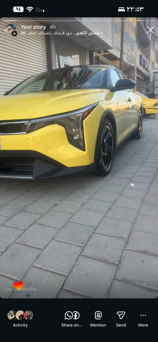 سلام عليكم كيا 4 موديل ٢٥ موصفات EX جاهزه من كلشي كير مكينه كفاله صور حادث مرفقه بدون ايرباك ماشيه ٢٣ عارضه ١٧٤ بيه مجال قليل مكاني لامين ثانيه ر***********
