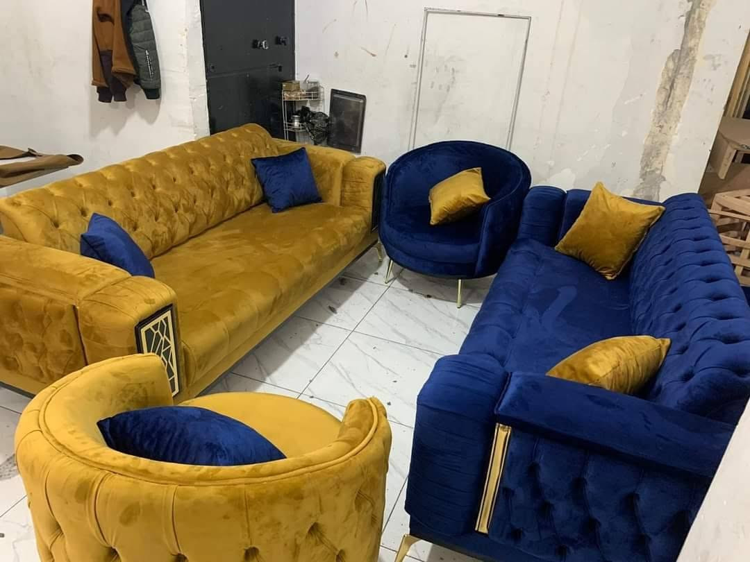 ادمن وافق بدون زحمة عليك
مجالس عربية انواع الموديلات كما موضح بالصور واتخم قنفات أيضاً انواع الموديلات المنشأ تركي وتوصيل لكافة المحافظات جملة فقط للاستفسار التواصل مع صاحب المنشور ***********
***********
