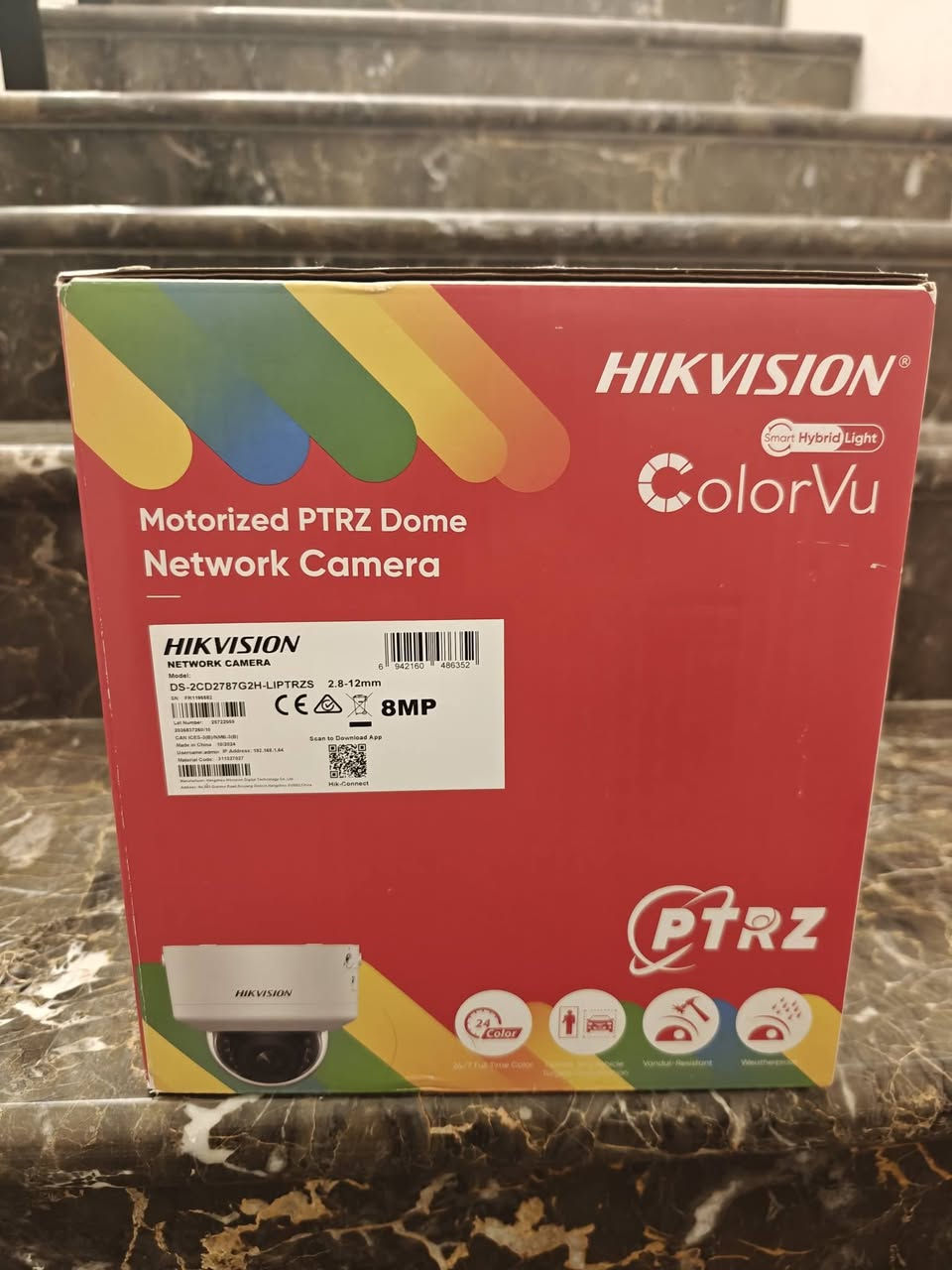 📢 للبيع كاميرا Hikvision ColorVu PTRZ الأصلية
الموديل: DS-2CD2787G2H-LIPTRZS
✅ دقة 8MP (4K) 
✅ عدسة موتورايزد 2.8–12mm 
✅PTRZ (تحريك العدسة  360ْ عن بعد)
✅ تصنيف الأشخاص والمركبات بالذكاء الاصطناعي 
✅ مثالية للكاشيرات، عدادات النقود، المصارف، الشركات، والمعارض والمشاريع الكبيرة التي تحتاج أعلى دقة  السعر 250 قفل والتوصيل مجاني لكافة المحافظات ***********
