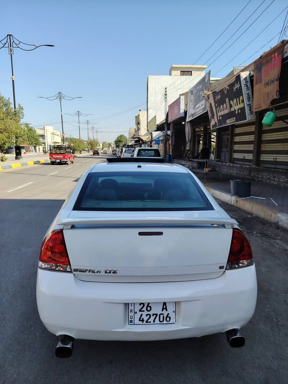 السلام عليكم شباب امبالا للبيع موديل ٢٠١٣ Ltz رقمها صلاح الدين الدولي بسمي  سياره صبغ عام تغير لون بشرط بدون ضربه وبدون ارباك اني غيرت لونها بيدي  كير مكينه مكفول صدر امامي خلفي جديد سياره جاهزه كل نقص مابيها عارضها با ٨٠ وبيها مجال قليل مكاني ديالى بعقوبه ال تفيده خل يتصل ع رقم ***********
