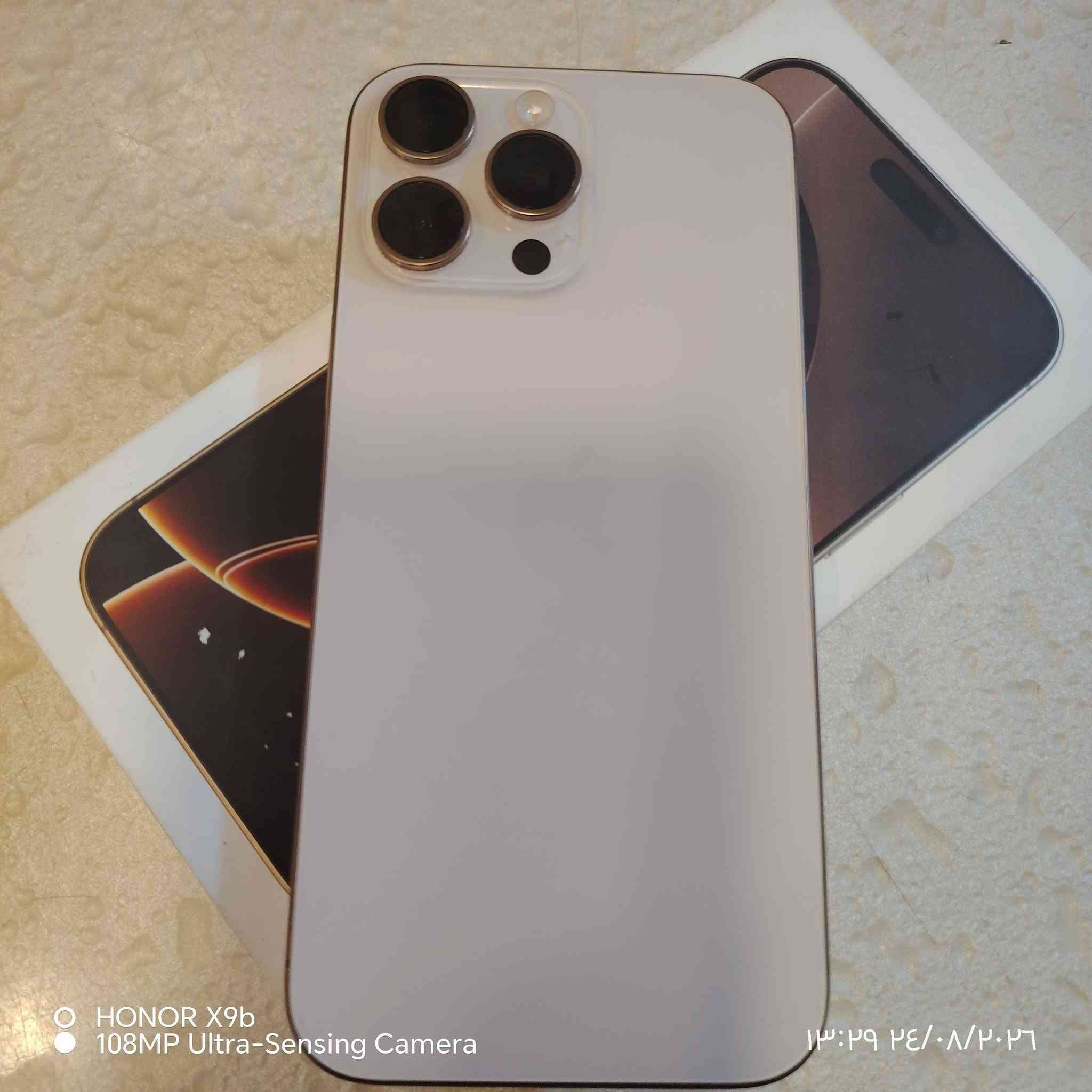 ايفون ١٦ برو ماكس ذاكره ٢٥٦ بطاريه ٩٦ جهاز وتر شرق اوسط نموذج M بعده بلضمان جهاز مكفول  شخط مابي نضافته ١٠٠ ١٤٥٠ وبي مجال بسيط لتواصل ***********
