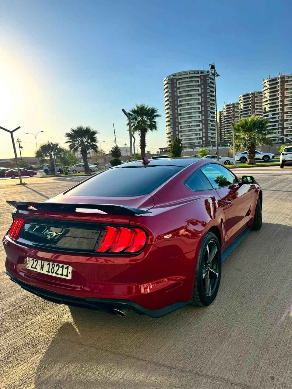 ‏Ford Mustang EcoBoost 2023
لون احمر غامق كلش مميز 
الحادث تعديل بارد فقط وصبغ بنيد بدون ايرباكات وبالفحص طلع بيهه كلير امريكا جاملغ وباب  
- السعر:  181 ورقه وبيه مجال بسيط 
- *مرقمة أربيل الرقم الجديد 
- الممشى 21،000  فقط  
- المحرك: 2.3L Turbo  اربعة سلندر 
- 5 وضعيات قيادة  
-بصمة تشغيل 
- شاشة جبيرة تدعم Apple CarPlay 
-تبريد منفصل 
-كاميرا خلفيه دواره
-حساس خلفي 
-تحكمات ستيرن 
-مانع تصادم
-محدد مسار 
-تصحيح مسار 
-مانع انزلاق 
-حساس دخول الانفاق 
-مثبت سرعة 
- نظام رادار أمامي + جانبي + خلفي  
-جام فول اوتوماتك 
- تحديد مسار + نظام تتبع + تحديد مسافة أمان  
-دخول ذكي 
-كشنات كهرباء 
- لايتات زينون أصلية   
موقع السيارة: أربيل
 ***********
