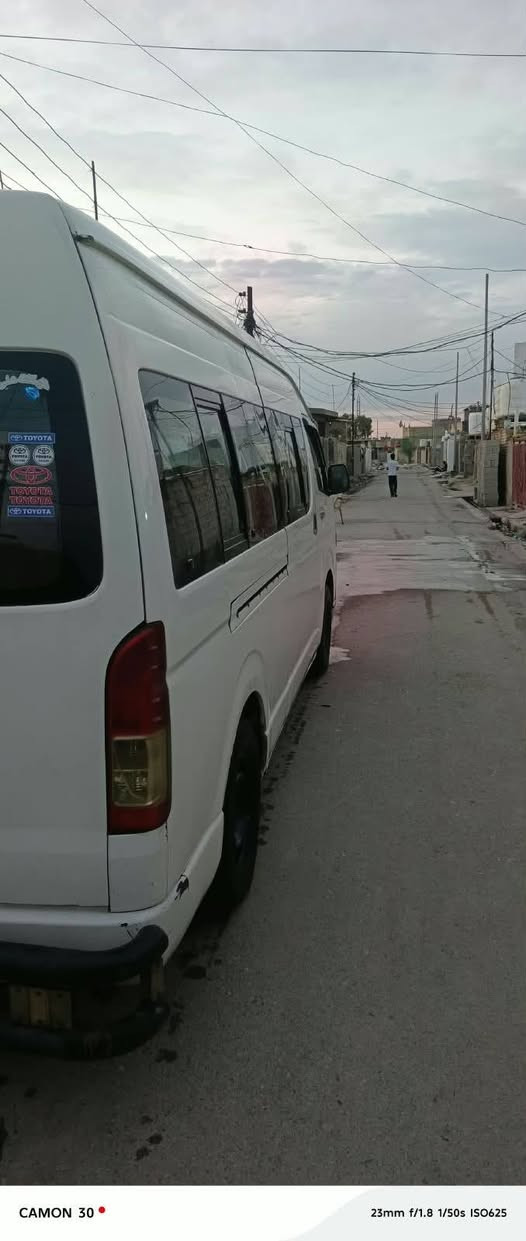 السلام عليكم هايس البيع موديل 2008 مكفوله من ضربه وتبديل بيه مكانات صبغ صفحه الكصيره مكينه كير اكسن حداديه تبريد دوشمه مكفولات سعر 165وبيه ***********

نص مكتوب في الصور:
- CAMON 30  23mm f/1.8 1/25s ISO2375
- CAMON 30  23mm f/1.8 1/50s ISO625
- CAMON 30 23mm f/1.8 1/50s ISO959
- CAMON 30  23mm f/1.8 1/50s ISO684