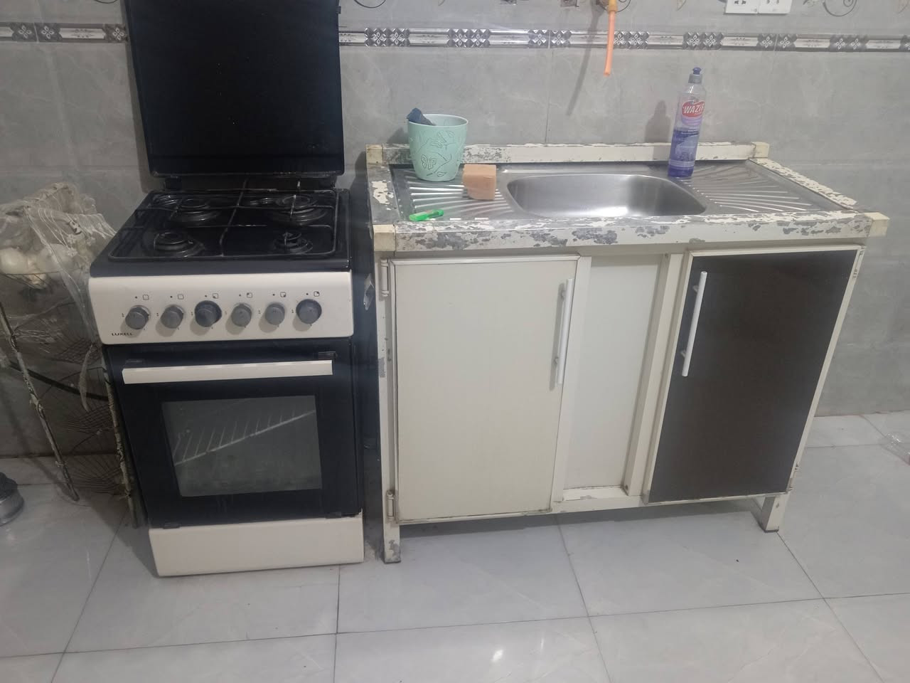 سنك • طباخ • ثلاجة