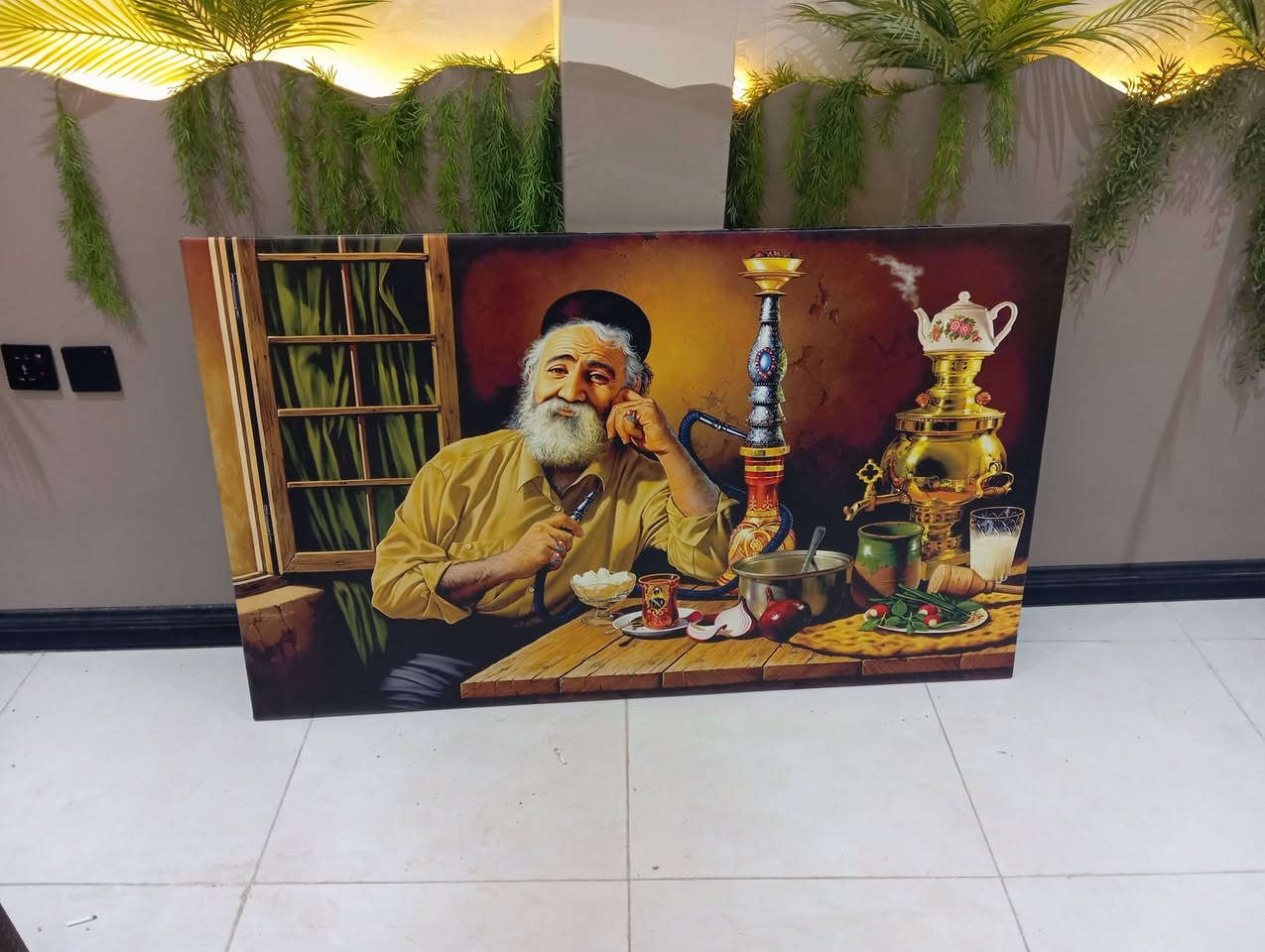 عارضه مشروبات • اراكيل خشب • صوره 3D