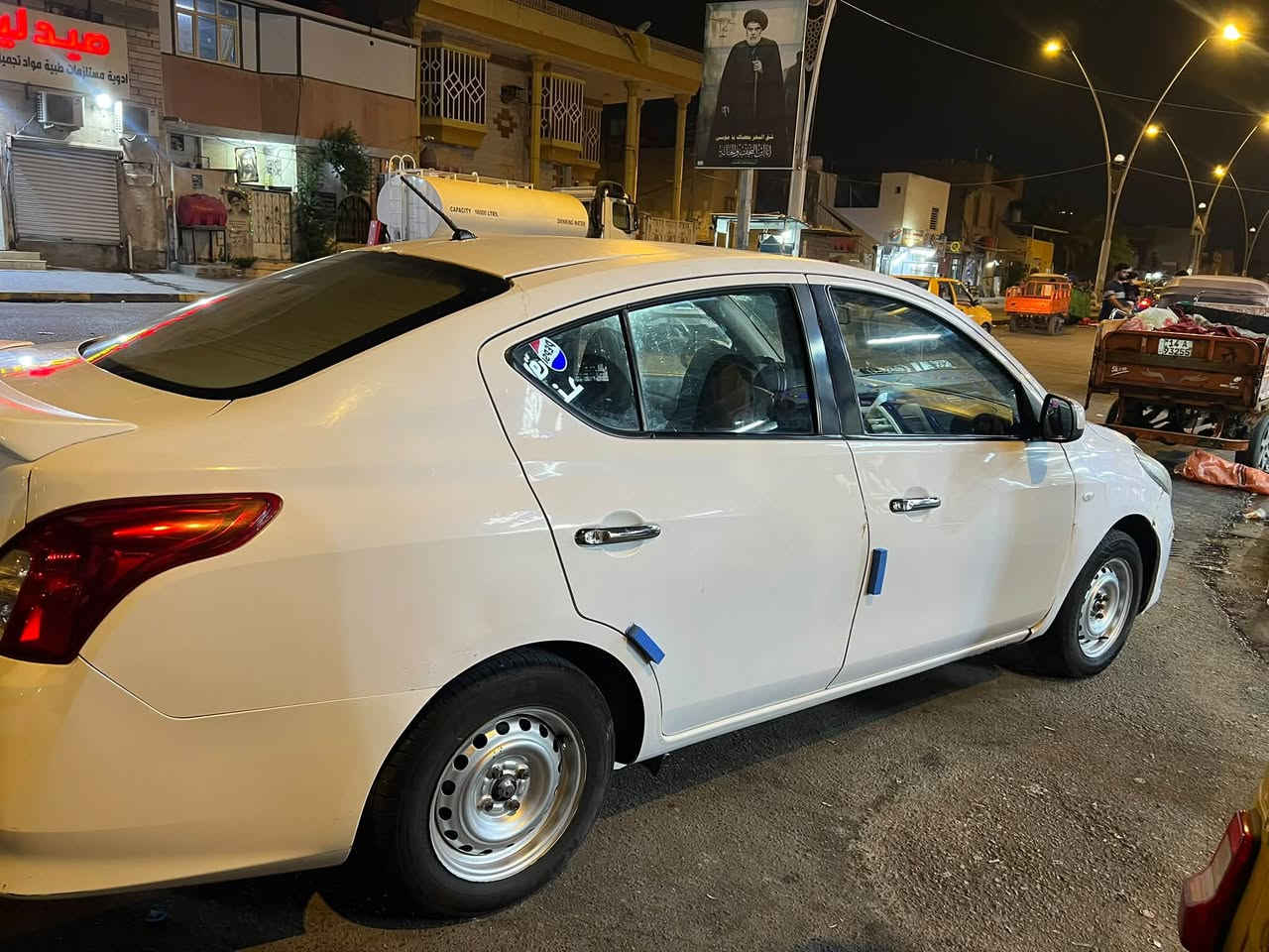 نيسان سني الموديل 2020 بيها بارد بالجاملق وبيها حالوب السعر 88$ الاتصال ع هذا الرقم *********** مكلف بالبنشر
