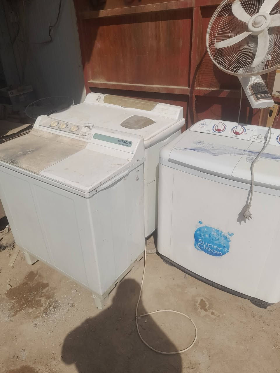 غسالات مستعملة مجددة انواع هيتاشي اصلي توشيبا برفاب توسوت  وباسعار مناسبة.   قرب تانكي الاكرمي ورشة المرتصى بداية شارع ام البنين   ***********
