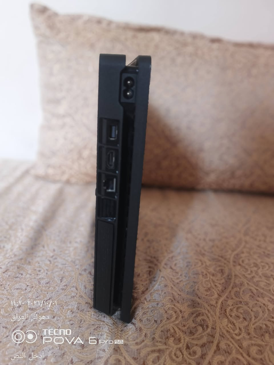 السلام عليكم بلي4 سلم للبيع يتهكر نظام13.52 نص تيرا نضافه فول مامفتوح ثنين جوستك وحده اصليه وثانيه تجاره ويا قرصين فيفا2017 وا اساسين كريد نسخه اودايسن وا كامل ملحقاتو وستكرات كامله رابدو 330الف بي مجال لل استفسار ***********

نص مكتوب في الصور:
- TECNO POVA 5 Pro 5G
- ١٤:١٩ ٢٠٢٦/١٠/٠١ دهوك, العراق TECNO POVA 6 Pro 5G أدخل النص
- ١٤:٢٠ ٢٠٢٦/١٠/٠١
- دهوك, العراق
- TECNO POVA 6 Pro 5G
- أدخل النص
- ١٤:٣٠ ٢٠٢٦/١٠/٠١