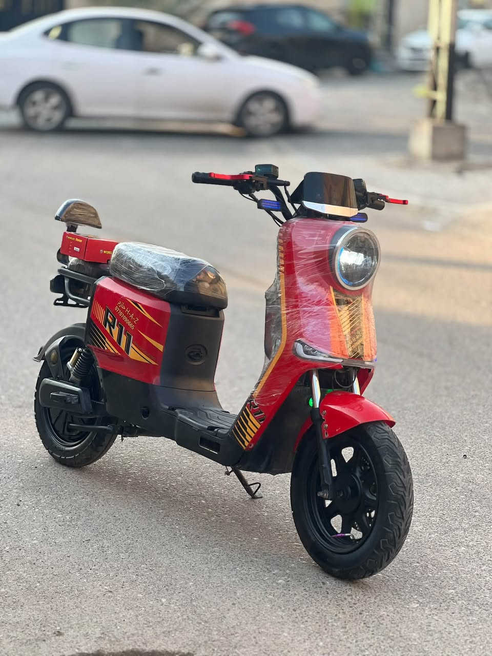 ***********
R11 موديل 2026 دراجه نضيفه 
بطاريات 32 كامل ملحقات وصل موجود بصمات كارت اسويج العنوان البصره مشراك القديم 
السعر 435  
***********
