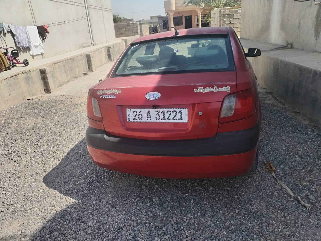 كيا ريو برايد محرك 16 للبيع وليس مراوس المكان ناحية القيارة رقم تلفوني ***********

