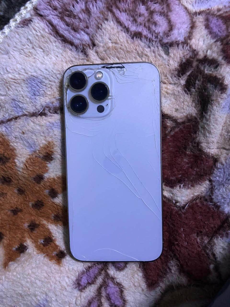 ١٣برو ماكس ذاكره ٢٥٦ مبدل فقط بطاريه نوعيه ممتاز وضهر مكسور  ملاحظه🚨🚨 اكو شخوط بل شاشه مو كسر ولا فطر شخوط لبيع سعر قفل قفل ٥٠٠ مكاني بغداد شارع فلسطين رقم تلفون ***********
