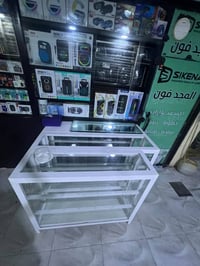 فاترينات ألمنيوم • ١،٥٠×٢ ١،٢٥×١ • جام مكسور