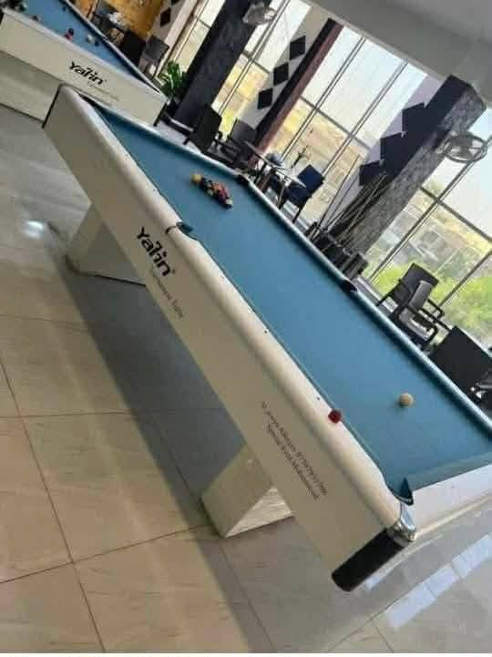 تم وصول وجبه من طاولات البليارد الجديد
ولمستخدم وجميع مستلزماته مع الضمان والفحص

ويوجد كادر نصب في بغداد وجميع

محافضات العراق لاستفسار خاص او الرقم ***********
