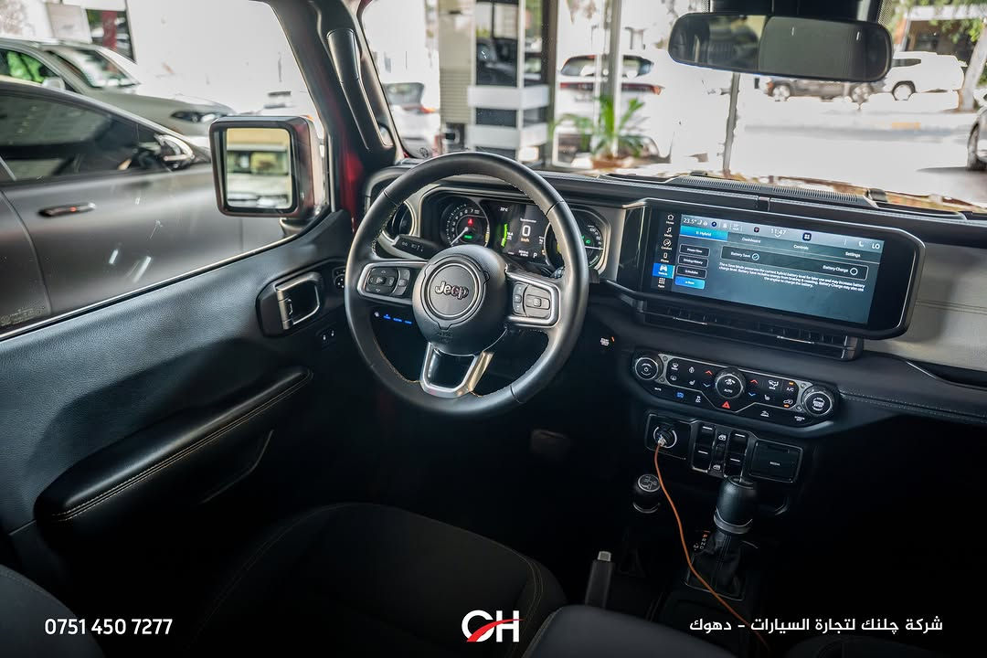 Jeep Wrangler Sahara 4xe

السنة: 2024
الممشى: 34,000 ميل
السعر: 32,500$
الحالة: بوند تبديل – بدون أضرار داخلية وبدون فتح Airbags
الموقع: دهوك

المحرك ونظام الدفع:

* محرك 4 سلندر 2.0 لتر Turbo Plug-in Hybrid
* القوة: 375 حصان
* العزم: 637 نيوتن متر
* ناقل حركة أوتوماتيك 8 سرعات
* نظام دفع 4x4

المواصفات:

* فئة Sahara 4xe
* نظام Plug-in Hybrid
* شاشة Uconnect
* Apple CarPlay + Android Auto
* كاميرا خلفية
* حساسات ركن
* تشغيل ودخول ذكي
* مثبت سرعة
* مصابيح LED
* جنوط ألمنيوم
* أنظمة أمان ومساعدة السائق

📞 ***********
شركة جلنك وليد صبري – دهوك

#Chalank_cars_duhok

نص مكتوب في الصور:
- *********** CH شركة چلنك لتجارة السيارات - دهوك
- *********** CH شركة جلنك لتجارة السيارات - دهوك