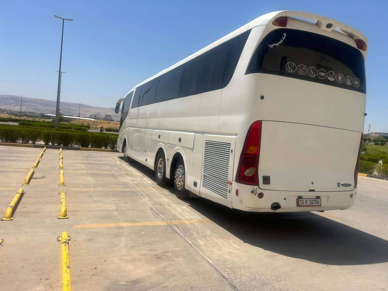 السلام عليكم
للبيع باص اسكانيا ريزو 2004 اصولي تحويل مباشر جاهزة للعمل بدون اي نقص اسكانيا ريزو 54 نفر مصفرة هيأة خط بصرة كربلاء محرك 6 بومة اصلي سياره نضيفة جاهزه للعمل تبريد ثلج محرك مضبوط السعر ٥ شدات قفل مكان السيارة البياع شقق السيدية
لاتصال مع صاحب السيارة  الحجي ابو نشوان
***********   //   ***********  واتساب
